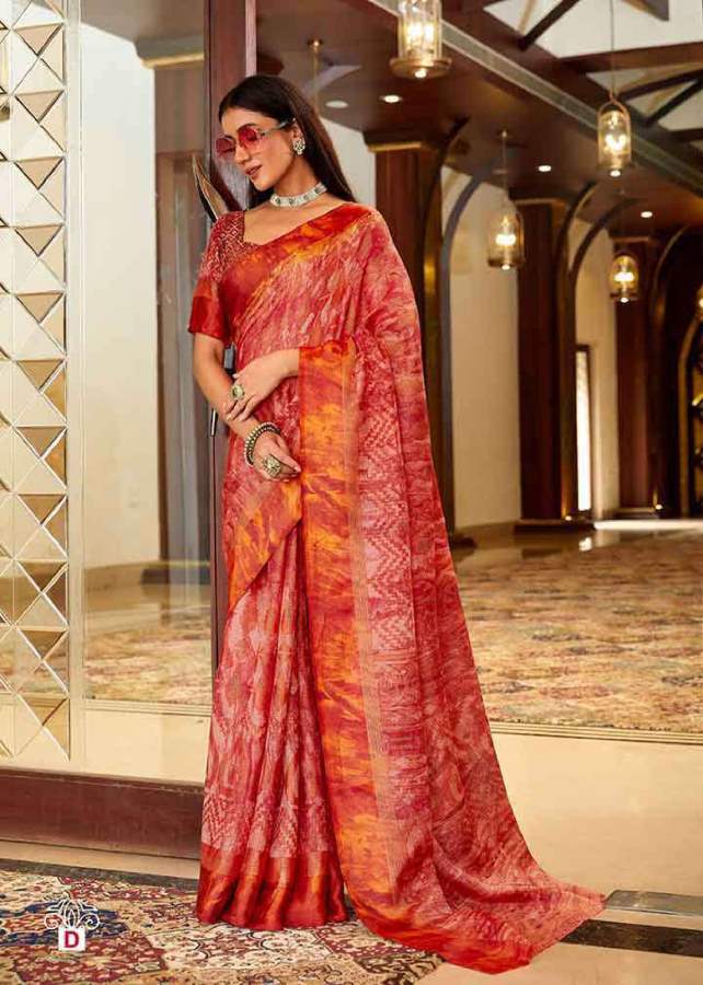 Shangrila Kashish Brasso 7 Fancy Party Wear Printed Designer Saree Collection